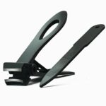 Nail Clippers for Thick Nails 15mm Wide Jaw Stainless Steel Fingernail and Toenail Clipper Set with Nail File Nail Cutter Accessories for Men and