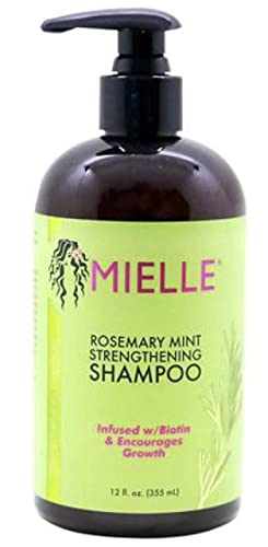 Rosemary Mint Strengthening Hair Masque & Rosemary Mint Strengthening Shampoo by Mielle Organics
