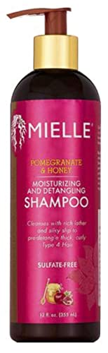 Mielle Pomegranate & Honey Moisturizing and Detangling Shampoo & Conditioner Set (355ml Each)