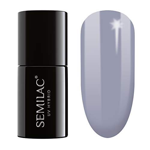 SEMILAC Gel Nail Polish | Long Lasting and Easy to Apply | Perfect for Home and Professional Manicure and Pedicure - 002 Delicate French UV Gel N
