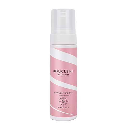 Bouclème - Super Volumising Foam - Styling Foam for Curly Hair - 98% Naturally Derived Ingredients and Vegan - 200ml
