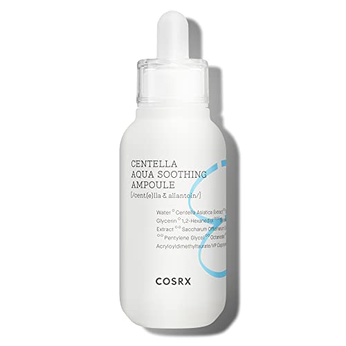 COSRX Hydrium Centella Aqua Soothing Ampoule | 40ml/1.35 fl.oz | Centella Asiatica (Cica) 42% Lightweight Facial Moisturiser Essence | Daily Seru
