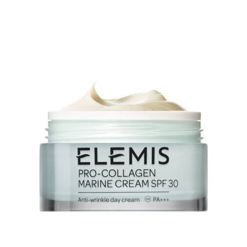 ELEMIS Pro-Collagen Marine Cream, Anti-Wrinkle Daily Face Moisturising Lotion, Hydrating Ultra-Light Gel-Cream Day Moisturiser Leaves Skin Smooth