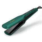 K&K 2.24 Inch Extra Wide Plate Hair Straighteners, Nano Ceramic Tourmaline Coating Plate, Titanium Smooth Flat Iron for Women Keratin Treatment,