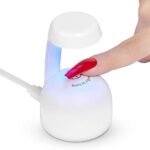 Beetles Mini Nail LED Lamp, Innovative Gel Nail Lamp Manicure UV LED Light for Nail Glue Gel/Gel Polish/Poly Extension Gel, Quicky-Dry Curing Lam