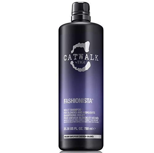 Catwalk by TIGI - Fashionista Purple Shampoo and Conditioner Set - Professional Blonde Enhancing Hair Treatment - Ideal for Blonde Hair - 2x750ml