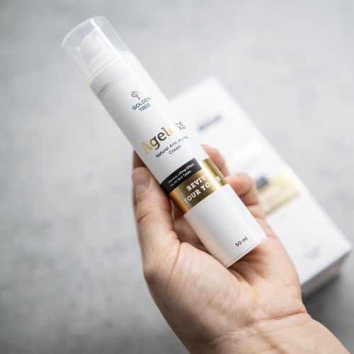 Golden Tree Ageless Anti-Wrinkle Face Cream - Anti-Aging Day and Night Face Cream - Skincare Formula Raises Collagen & Elastin Levels - Improves
