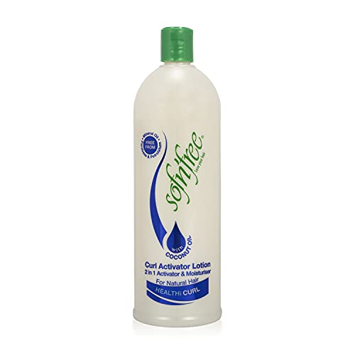 Sof N Curl Lotion with Vitamin E and Panthenol 2-in-1 Activator for smooth & glossy curls, 750 ml