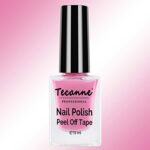 Liquid Latex Nails Peel Off, 15ML Liquid Latex Nail Polish Peel off Base Coat Cuticle Guard for Nail Art Liquid Tape Protector (Pink)