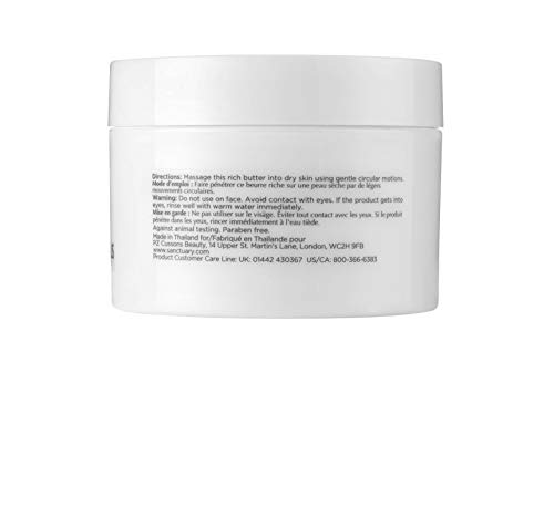 Sanctuary Spa Foot Cream, Moisturising Foot Butter, Vegan and Cruelty Free, 100ml
