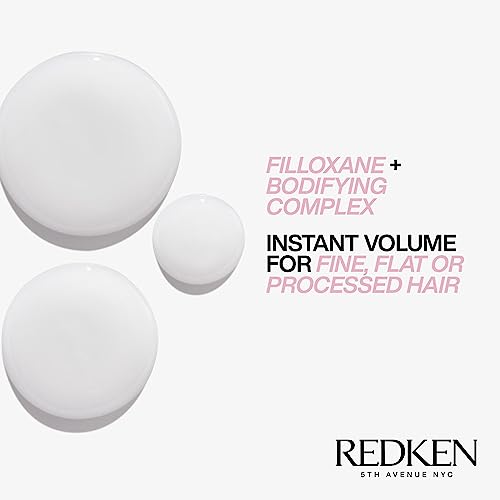 REDKEN Shampoo, For Flat/Fine Hair, Citric Acid, Adds Lift & Volume, Volume Injection, 300 ml