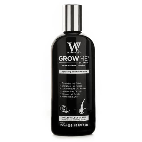 Grow Me® Hair Growth Shampoo - Not just a Caffeine Shampoo we include Biotin, Argan Oil, Rosemary, Niacinamide. Hair Thickening Treatment for Wom