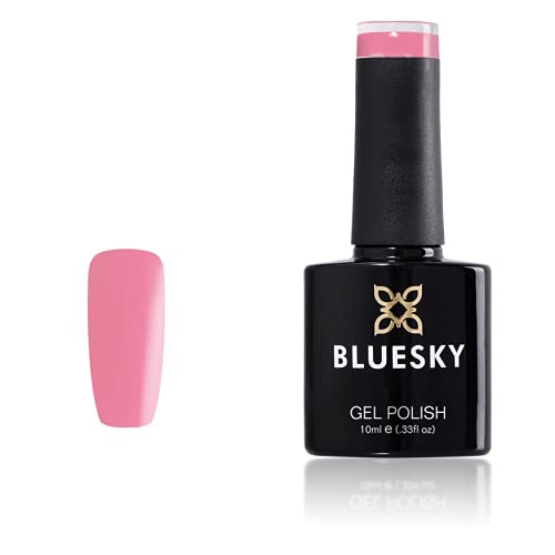 Bluesky Gel Nail Polish, Winter Glow 80611, Blush, Pale, Pink, Long Lasting, Chip Resistant, 10 ml (Requires Drying Under UV LED Lamp)