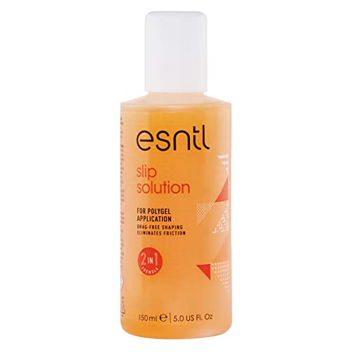 ESNTL Slip Solution for Nails | 150ml | For Easier, Smoother Polygel Nails | Drag-Free Shaping and Friction-Free Application | Salon Results At H