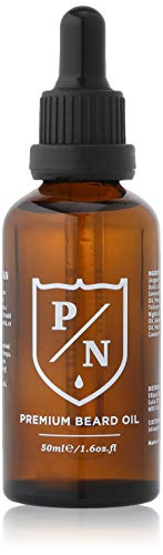 Beard Oil by Percy Nobleman - 99% Naturally Derived Newly Available Signature Scented Blend. Beard Conditioning Oil With a Special Mixture of Qua