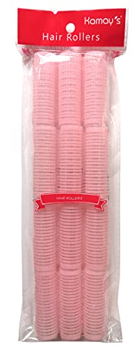 Medium Size Hair Rollers Curlers Self Grip Holding Rollers Hairdressing Curlers Hair Design Sticky Cling Style For DIY Or Hair Salon By Kamay's (