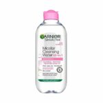 Garnier Micellar Cleansing Water For Sensitive Skin 400ml, Gentle Face Cleanser & Makeup Remover, Fragrance Free, Recognised By The British Skin