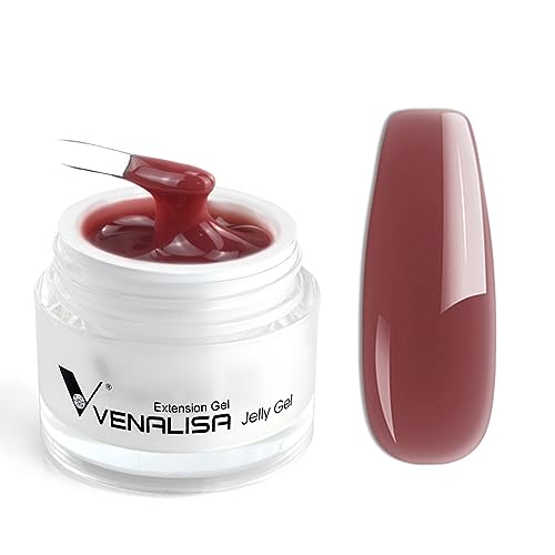 VENALISA 50ml Builder Base Gel Nail Gel Kit Nail Art Acrylic French Nails Smoke Nude Pink Natural Color Builder Nail Extend Gel…