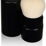 Retractable Kabuki Makeup Brush by Impora London – Apply Blush, Powders, Mineral Make up, Foundation. Perfect for Travel.