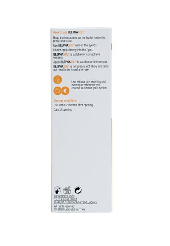 Blephasol Micellar Eyelid Cleansing Lotion 100ml | Effective and Gentle Cleansing for Make-Up Removal, Inflamed and Sensitive Eyelids | Soap & Al