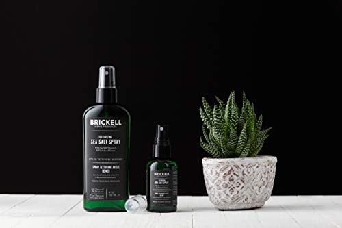 Brickell Men's Texturizing Sea Salt Spray for Men, Natural & Organic, Alcohol-Free, Lifts and Texturizes Hair for a Beach or Surfer Hair Style, 5