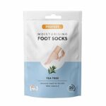 Profoot Deep Moisturising Foot Pack Socks Treatment Deep Moisturising Tea Tree Intensive Repair for Dry Skin with Vitamin E