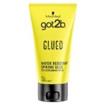 Schwarzkopf got2b Glued Spiking Glue Hair Gel, Water Resistant, Strong Hold for Up to 72 Hours, 150 ml,package may vary
