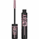 Maybelline New York lash Sensational Sky High Mascara, Volumising And lengthening, Washable Flake Free Formula, Infused With Bamboo Extract And F