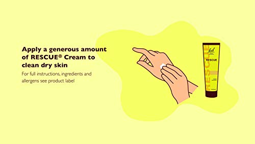 Nelsons Rescue Remedy Cream, Fragrance Free Moisturising Cream with Flower Essences for Emotional Wellness and Balance, Only for Skin, 50 ml