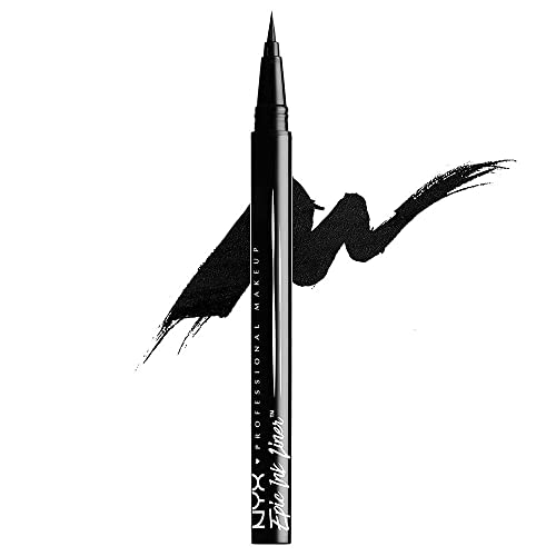NYX Professional Makeup Epic Ink Eye Liner, Felt Tip Liner Pen, Waterproof, Vegan Formula, Black