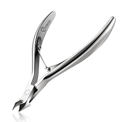 FERYES Cuticle Nippers, Cuticle Cutter and Remover with Cuticle trimmer for Dead Skin - Professional Manicure Tools and Cuticle Clippers- Stainle