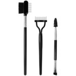 Sularpek 3 Pcs Eyelash Brush, Eyebrow Brush, Eyelash Comb Eyelash Separator Tool, False Eyelash Grooming Brushes, Apply to Spoolie for Brows or L