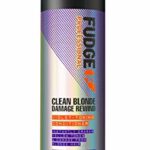 Fudge Professional Purple Toning Conditioner, Clean Blonde Damage Rewind Conditioner, For Blonde Hair, XL Salon Size Pump Bottle,1000 ml