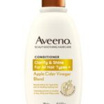 Aveeno Clarify and Shine Apple Cider Vinegar Scalp Soothing Conditioner for all Hair Types 300ml