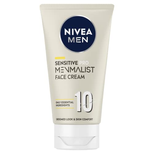 Nivea Men Sensitive Pro Menmalist Face and Beard Wash, Cleansing Men's Face Wash, 10 Essential Ingredients to Gently Remove Dirt and Oils, 200 ml