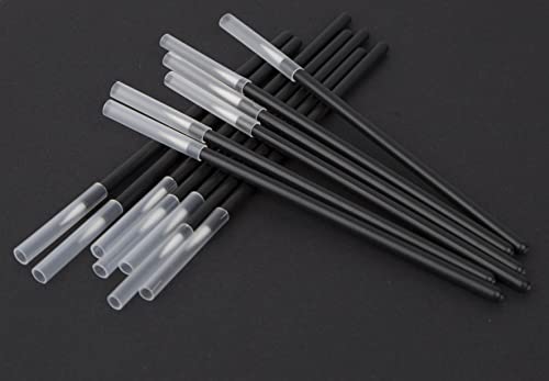 Kittro 100 PCS Disposable Eyeliner Brushes Applicator Cosmetic Eye Makeup Tool Eyebrow Castor Oil Brush