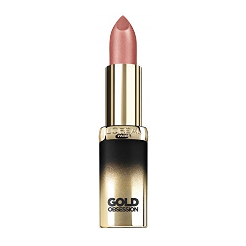 L'Oréal Paris Color Riche Satin Smooth Lipstick, Moisturising Pure Pigment Lip Colour, With Omega 3 & Vitamin E, CP36 Nude Gold