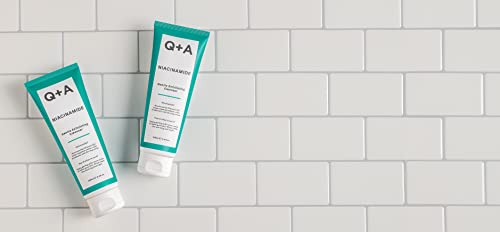 Q+A Niacinamide Gentle Exfoliating Cleanser, Niacinamide, Inulin and Fructose protect your skin against irritation and sensitivity, whilst promot