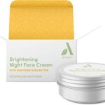 Amazon Aware Brightening Night Face Cream with Vitamin C and Organic Orange Extract, Citrus Scent, 50ml