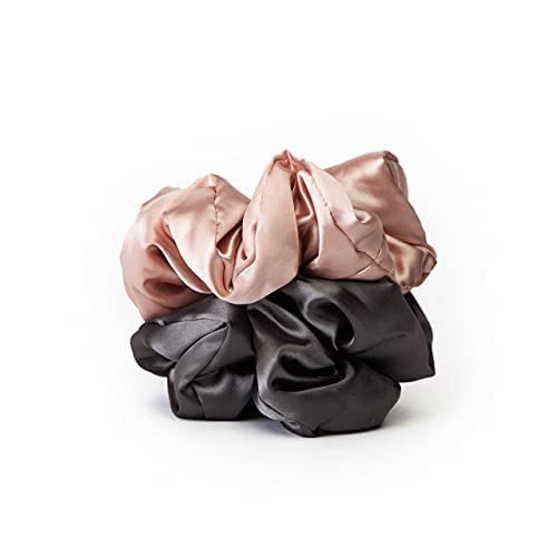 Kitsch Satin Scrunchies - Softer than Silk Scrunchies for Women | Cute Hair Ties & Hair Scrunchies for Hair | Stylish Scrunchie for Teens | Scrun