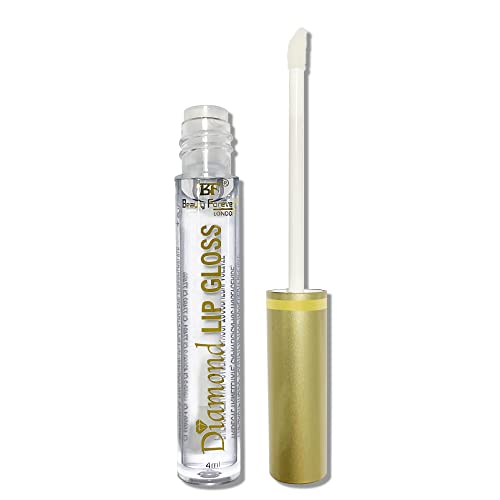 Beauty Forever Diamond Lip Gloss Clear, With Vitamin E and Vanilla Flavour, 4ml (01 Clear)