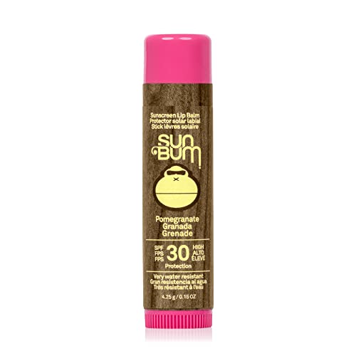 Sun Bum SPF 30 Coconut Sunscreen Lip Balm, Vegan and Cruelty Free Broad Spectrum UVA/UVB Lip Care, Made with Aloe and Vitamin E for Moisturised L