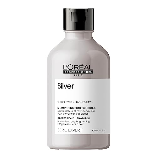 L’Oréal Professionnel | Shampoo, For Grey, White or Light Blonde Hair, Serie Expert Silver