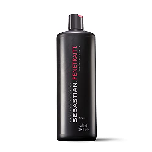Sebastian Professional Penetraitt Shampoo, Strengthen & Repair for Damaged Hair, Professional Hair Care, 1L