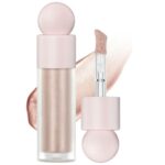 Liquid Highlighter - Highlighter Makeup Stick with Cushion Applicator, Long Lasting Smooth Liquid Contour Shimmer Highlighter Liquid for Face Bod