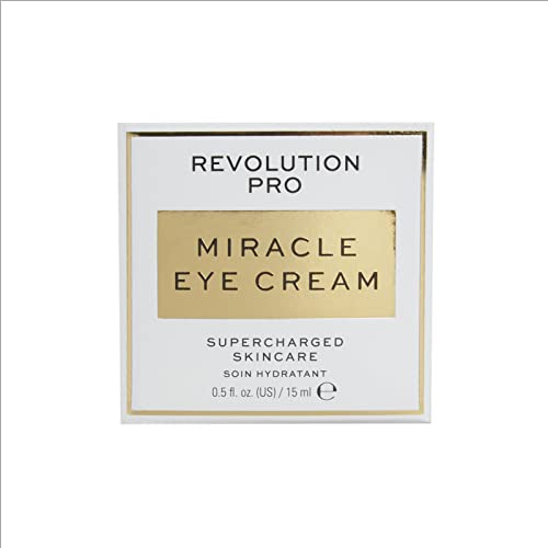 Revolution Pro, Miracle Eye Cream, Hydrating & Beautifying Eye Cream, Reduces Dark Circles & Fine Lines, Contains Vitamin C, 15 ml