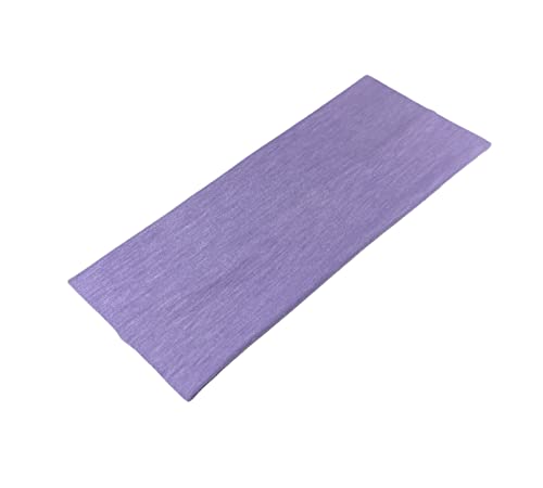 WESTEND CHOICE 9cm Wide Headbands Soft Head Band Plain Stretchy Unisex Kylie headband Bandeau Headbands for Women & Men Gym Yoga Hair Band (Black