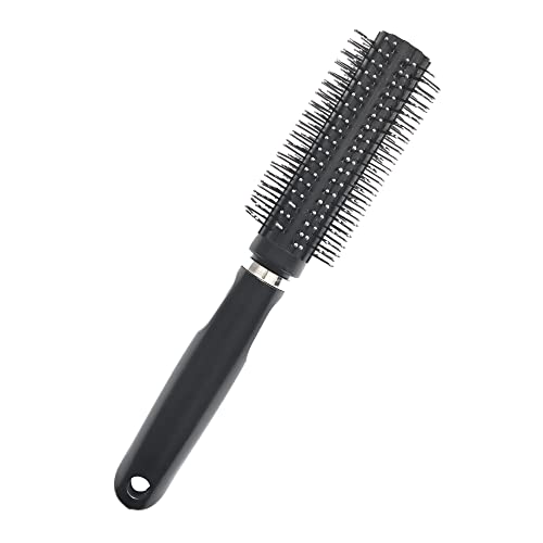 Round Radial Hair Brush for Blow Drying - Radial Vent Hair Brush Women, Hair Styling Tools at home, Creating and Smoothing Curly or Wavy Hair - R