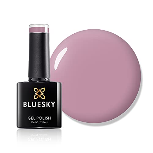 Bluesky Gel Nail Polish, Musk Pink A044, Light, Pink, Rose, Long Lasting, Chip Resistant, 10 ml (Requires Drying Under UV LED Lamp)