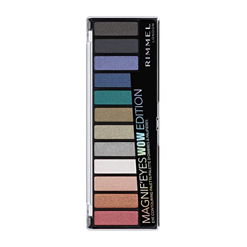 Rimmel Magnif'eyes Nude Edition Eyeshadow Palette, 12 shade, Cream